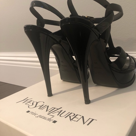 YSL Tribute T-Strap Platform Sandal - Picture 4 of 8